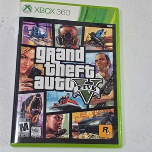 Grand Theft Auto V GTA 5 Microsoft Xbox 360 2 Disc Set 2013 NTSC Rockstar Games